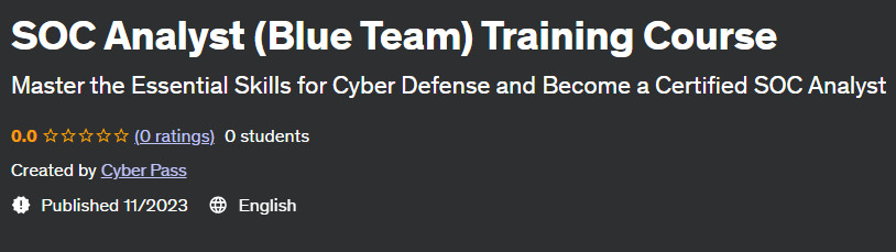 Pictures · SOC Analyst (Blue Team) Training Course 2023-11