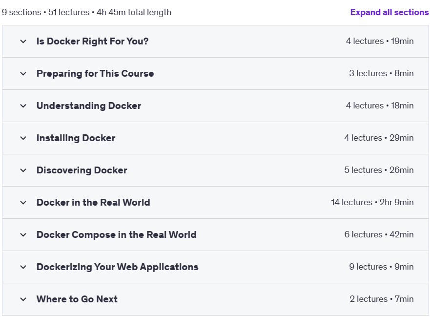 Course topics · Hands on With Docker & Docker Compose From a Docker Captain 2023-1