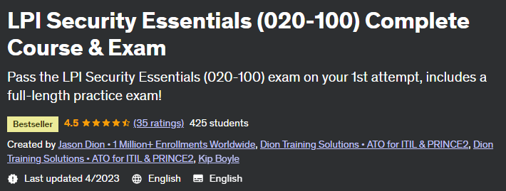 Pictures · Udemy — LPI Security Essentials (020-100) Complete Course & Exam 020-100 2023-4