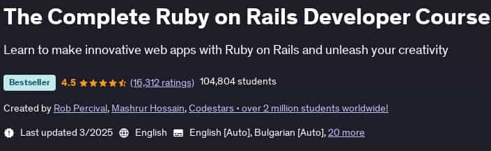 Pictures · Udemy — The Complete Ruby on Rails Developer Course 2025-3
