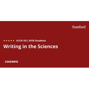 Coursera — Writing in the Sciences 2025-1