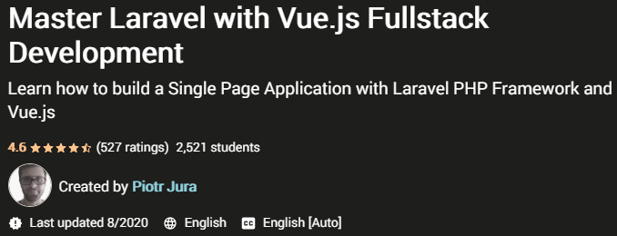 Pictures · Udemy — Master Laravel with Vue.js Fullstack Development 2020-7