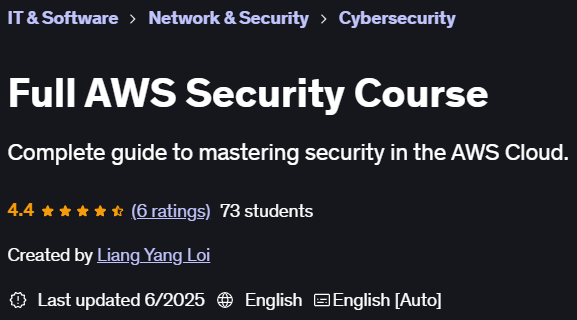 Pictures · Udemy — Udmy – Full AWS Security Course 2025-6