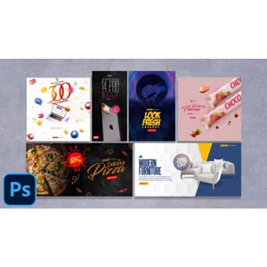Adobe Photoshop CC: Social Media Banner Ads Design 2024-3