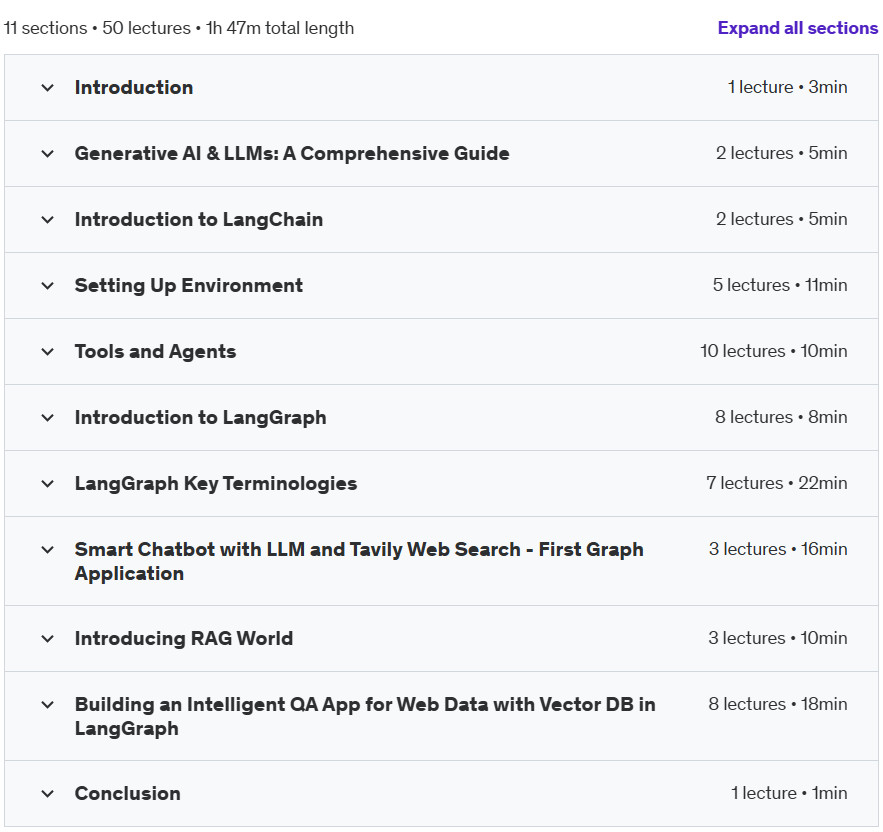 Course topics · Building Smarter Real-World Generative AI Systems 2024-9