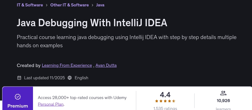 Pictures · Java Debugging With IntelliJ IDEA 2025-11