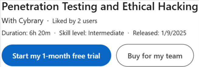 Pictures · LinkedIn — Penetration Testing and Ethical Hacking 2025-1