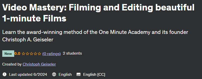 Pictures · Udemy — Video Mastery: Filming and Editing beautiful 1-minute Films 2024-6