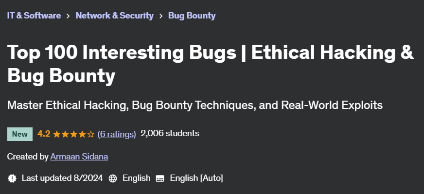 Pictures · Top 100 Interesting Bugs | Ethical Hacking & Bug Bounty 2024-8
