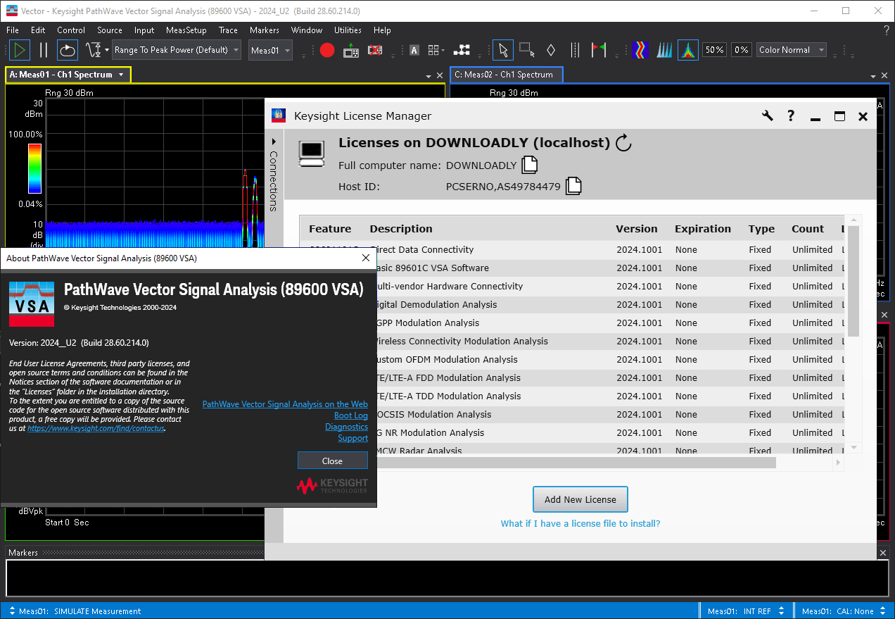 Pictures · Keysight PathWave Vector Signal Analysis (89600 VSA) 2024 x64