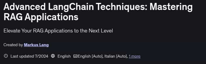 Pictures · Advanced LangChain Techniques: Mastering RAG Applications 2024-7
