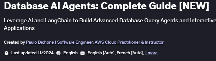 Pictures · Udemy — Database AI Agents: Complete Guide [NEW] 2024-6