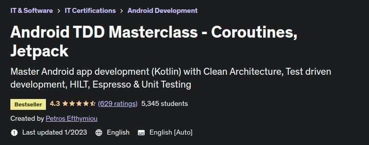 Pictures · Udemy — Android TDD Masterclass – Coroutines, Jetpack 2021-11