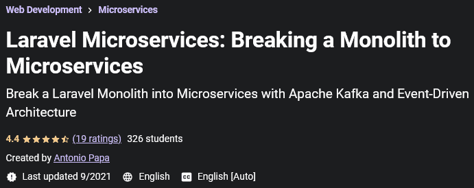 Pictures · Udemy — Laravel Microservices: Breaking a Monolith to Microservices 2021-7