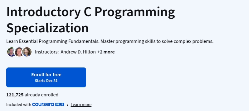 Pictures · Introductory C Programming Specialization 2026-1
