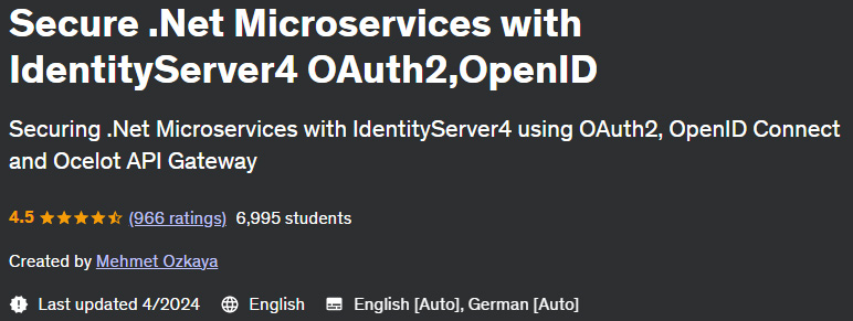 Pictures · Udemy — Secure .Net Microservices with IdentityServer4 OAuth2,OpenID 2024-4