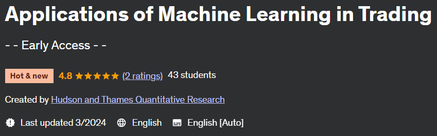 Pictures · Udemy — Applications of Machine Learning in Trading 2024-2