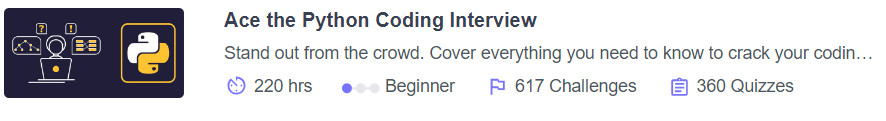 Pictures · Ace the Python Coding Interview 2022-10
