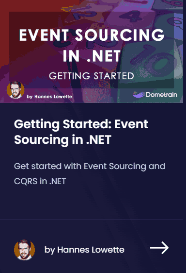 Pictures · Dometrain – Getting Started: Event Sourcing in .NET 2024-12