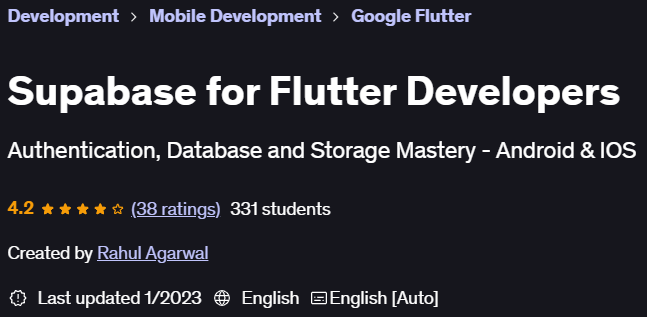 Pictures · Supabase for Flutter Developers 2023-1