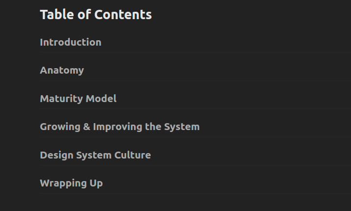Course topics · Frontend Masters — Enterprise Design Systems Management 2023-5