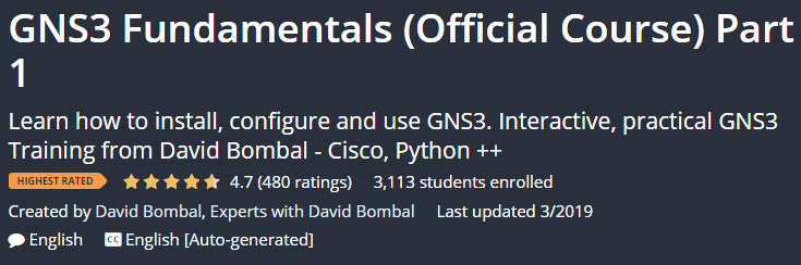 Pictures · Udemy — GNS3 Fundamentals (Official Course) Part 1 2019-3