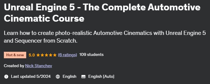 Pictures · Udemy — Unreal Engine 5 – The Complete Automotive Cinematic Course 2024-5