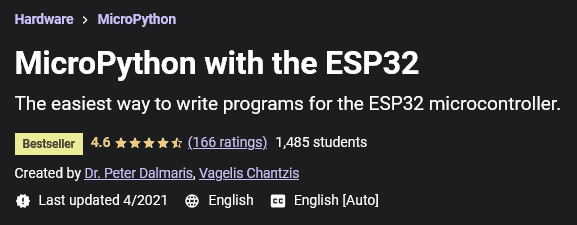 Pictures · Udemy — MicroPython with the ESP32 2021-4