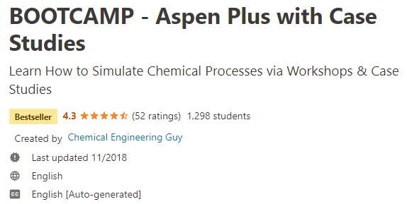 Pictures · Udemy — BOOTCAMP – Aspen Plus with Case Studies 2018-11