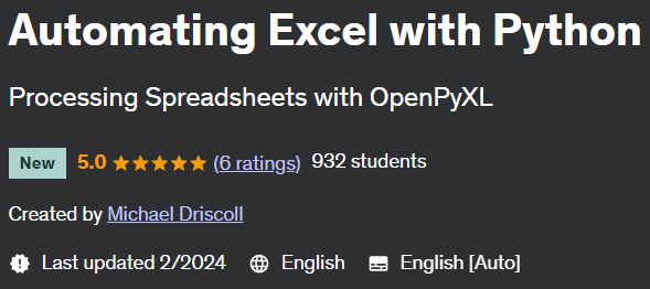 Pictures · Automating Excel with Python 2024-2