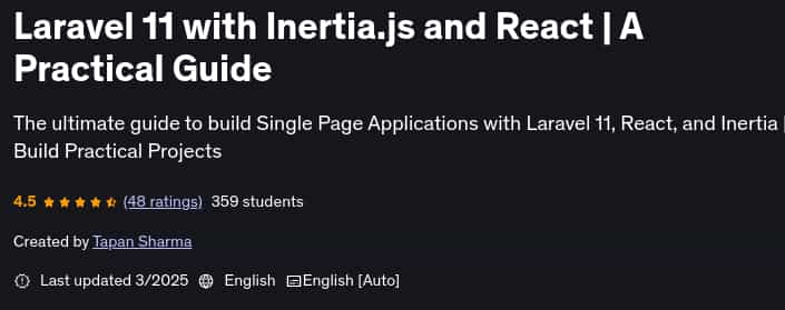 Pictures · Udemy — Laravel 11 with Inertia.js and React | A Practical Guide 2025-3