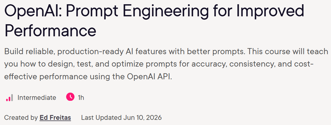 الصور · OpenAI: الهندسة السريعة لتحسين الأداء 2026-6