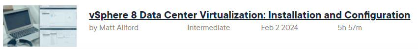 Pictures · vSphere 8 Data Center Virtualization: Installation and Configuration 2024-2
