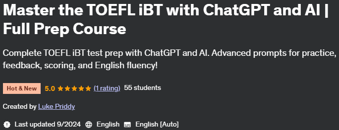 Pictures · Master the TOEFL iBT with ChatGPT and AI | Full Prep Course 2024-10