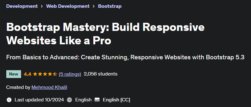 Pictures · Bootstrap Mastery: Build Responsive Websites Like a Pro 2024-7