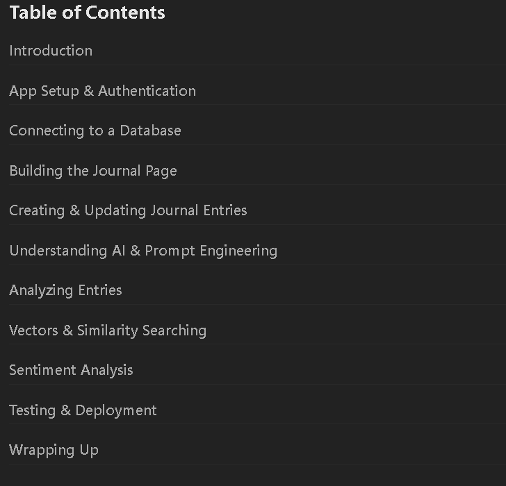 Course topics · Frontned Masters — Fronted Masters – Build an AI-Powered Fullstack Next.js App, v3 2023-8