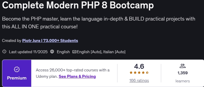 Imágenes · Completo PHP moderno 8 El Bootcamp 2025-11