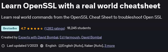 Pictures · Udemy — Learn OpenSSL with a real world cheatsheet 2023-1