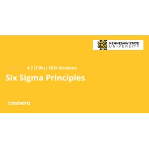Coursera — Six Sigma Principles 2025-2
