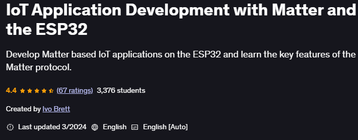 الصور · تطوير تطبيقات IoT مع Matter و ESP32 2024-2