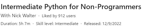 Pictures · Intermediate Python for Non-Programmers 2022-12