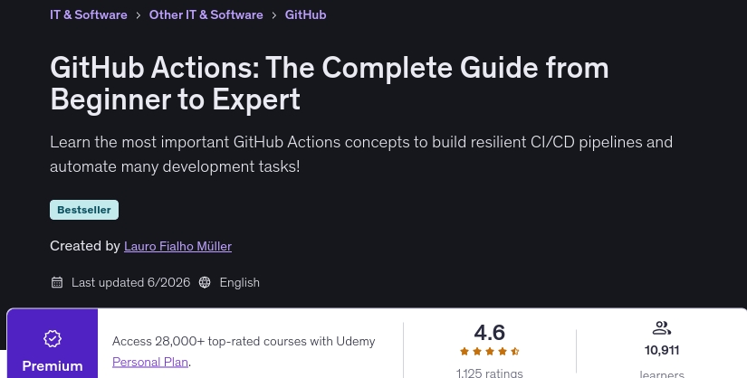 चित्र · GitHub कार्रवाई: शुरुआती से विशेषज्ञ के लिए पूर्ण गाइड 2026-6