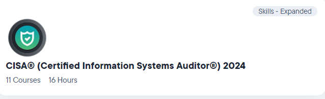 Pictures · Pluralsight — CISA® (Certified Information Systems Auditor®) 2024 2024-9