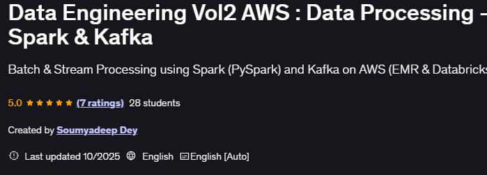 Pictures · Data Engineering Vol2 AWS : Data Processing – Spark & Kafka 2025-10