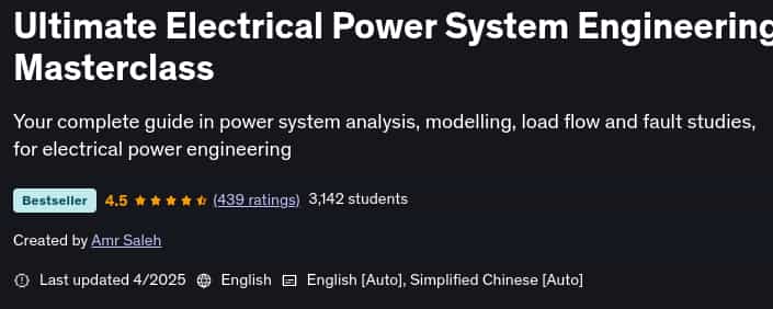 Pictures · Udemy — Ultimate Electrical Power System Engineering Masterclass 2025-4