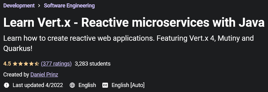 Pictures · Udemy — Learn Vert.x – Reactive microservices with Java 2021-12