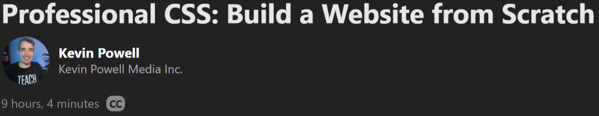 Pictures · Frontend Masters — Professional CSS: Build a Website from Scratch 2025-1