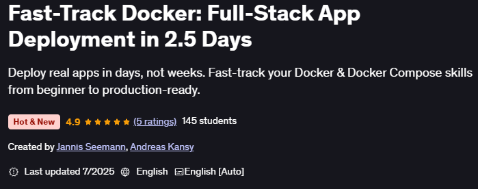 تصاویر · تیزی سے ٹریک Docker: Full-Stack اپلی کیشن ڈپلیکیشن میں 2.5 دنوں 2025-7