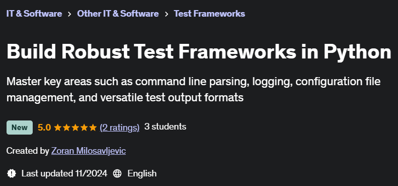 Pictures · Udemy — Build Robust Test Frameworks in Python 2024-11