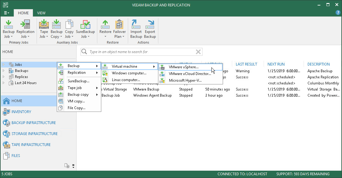 تصاویر · Veeam Backup & Replication Enterprise پلس 13.0.1.180 x64